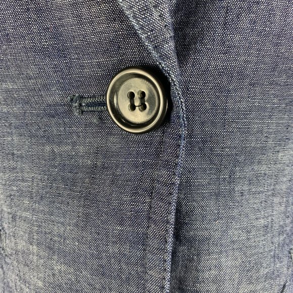 The Limited XS Blazer Jacket NWT 0 1 2 Denim Blue $125 Career Workwear - Picture 5 of 7